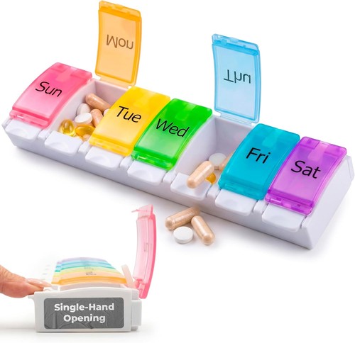 Weekly pill organizer day - organizer,,