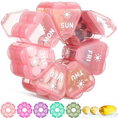 Weekly pill organizer times - 2,